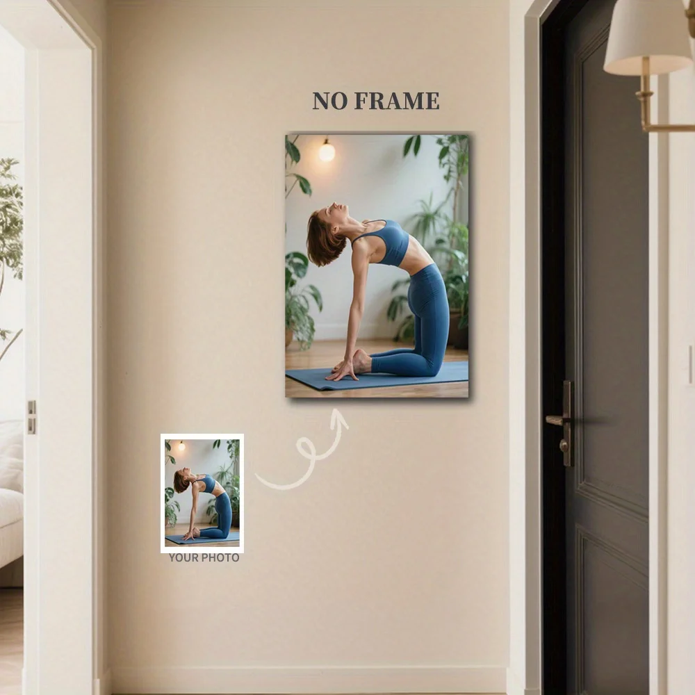 1 tela da parete stampata personalizzata, stampa con la tua foto/immagine, per l'arredamento della camera da letto o del soggiorno, ideale per tutte le stagioni - immagine 4