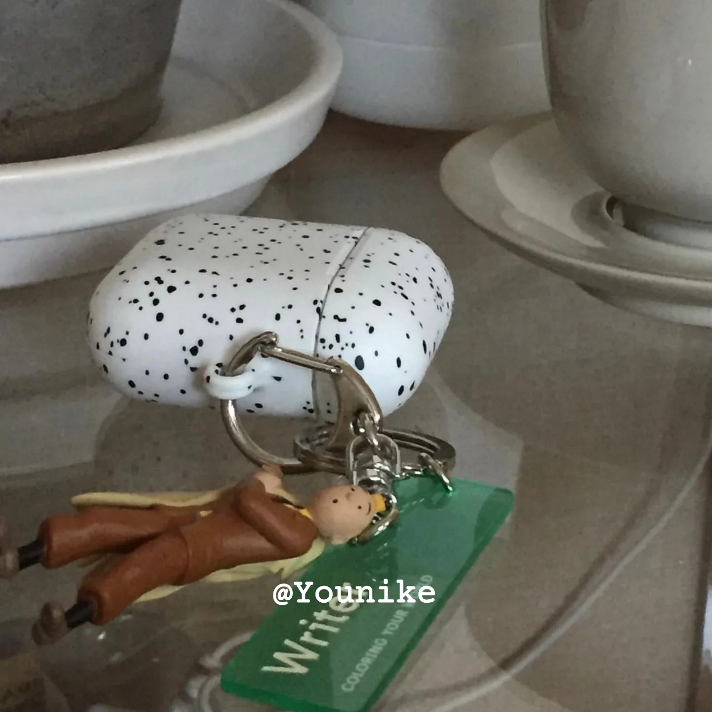 Capa Protetora sem Fio Bluetooth Tinta Respingo Minimalista Ins Niche Airpods Pro Coreano - Image 3