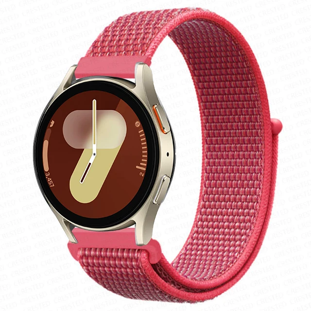 Versatile Nylon Loop Bracelet for Smartwatches - 22mm/20mm Band