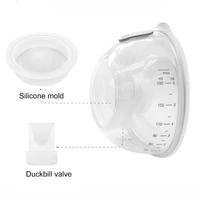 6pcs For V1/V2 Electric Breast Pump Silicone Duckbill Valves Diaphragm Milk Suction Machine Membrane Breast Pump Parts Feeding 2