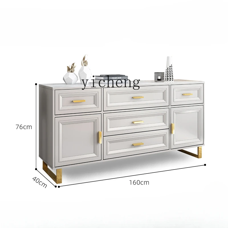 

Tqh Chest of Drawers Simple Modern Living Room Locker Multifunctional Drawer Bedroom Storage Cabinet