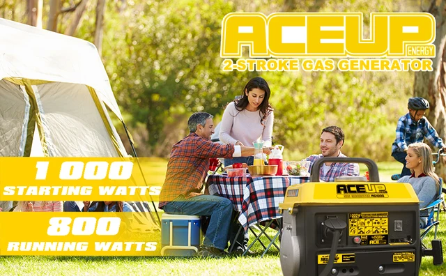 Aceup Energy Générateur onduleur portable, générateur de gaz silencieux de  2300 W pour un usage domestique, conforme à la norme EPA, léger prêt pour  VR : : Terrasse et Jardin