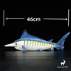 Marlin Fish Plush Toy High Fidelity Sailfish Plushie Blue Marlin Peluche Lifelike Stuffed Animals Simulation Doll Kawai Toy Gift 2