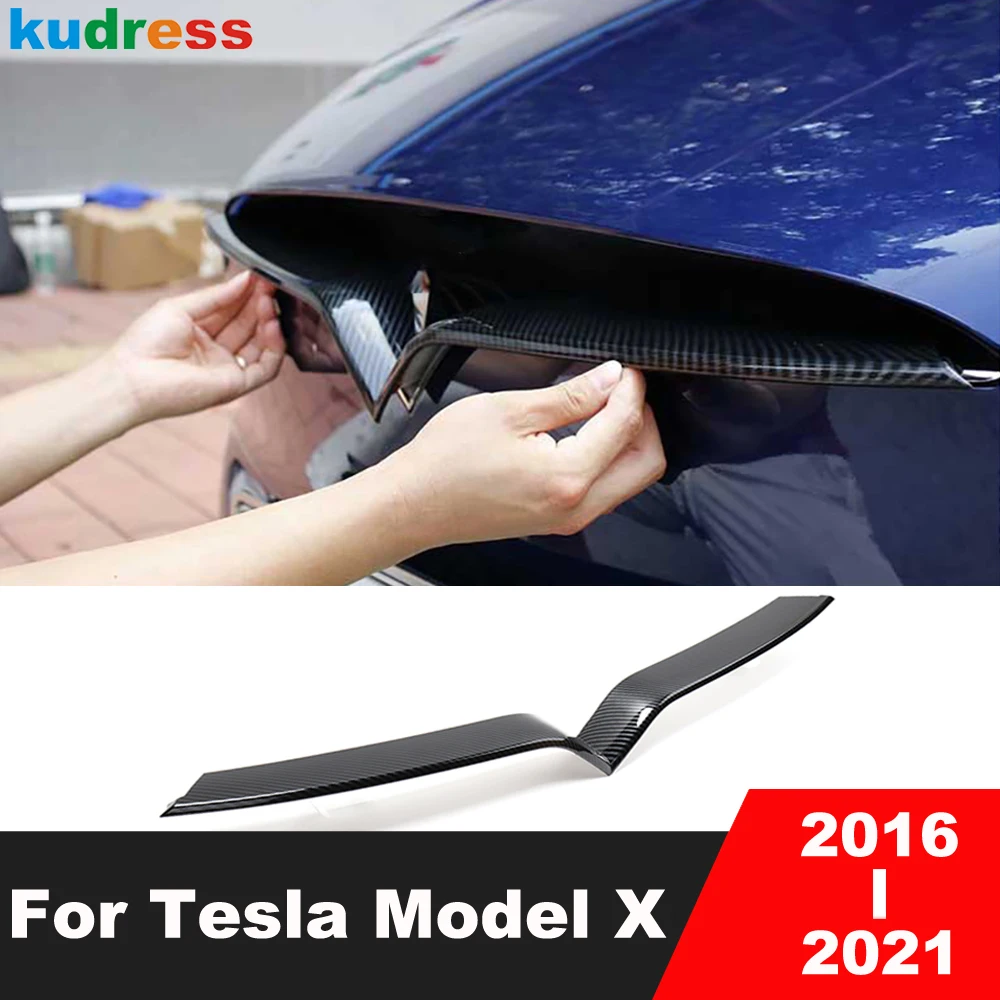 Front Center Grille Grill Cover Trim For Tesla Model X 20162019 2020