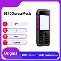 Original Unlocked 5310 XpressMusic GSM 850/900/1800 2G Bluetooth Mobile Phone Russian Arabic  Keyboard Made in Finland