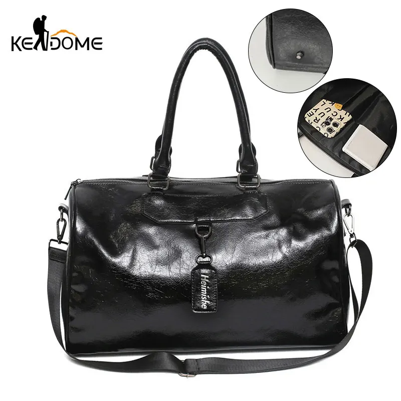 

Мужская кожаная спортивная сумка для тренажерного зала, водонепроницаемая тренировочная сумка для фитнеса, уличный Дорожный чемодан, женская сумка через плечо, спортивная сумка XA782D