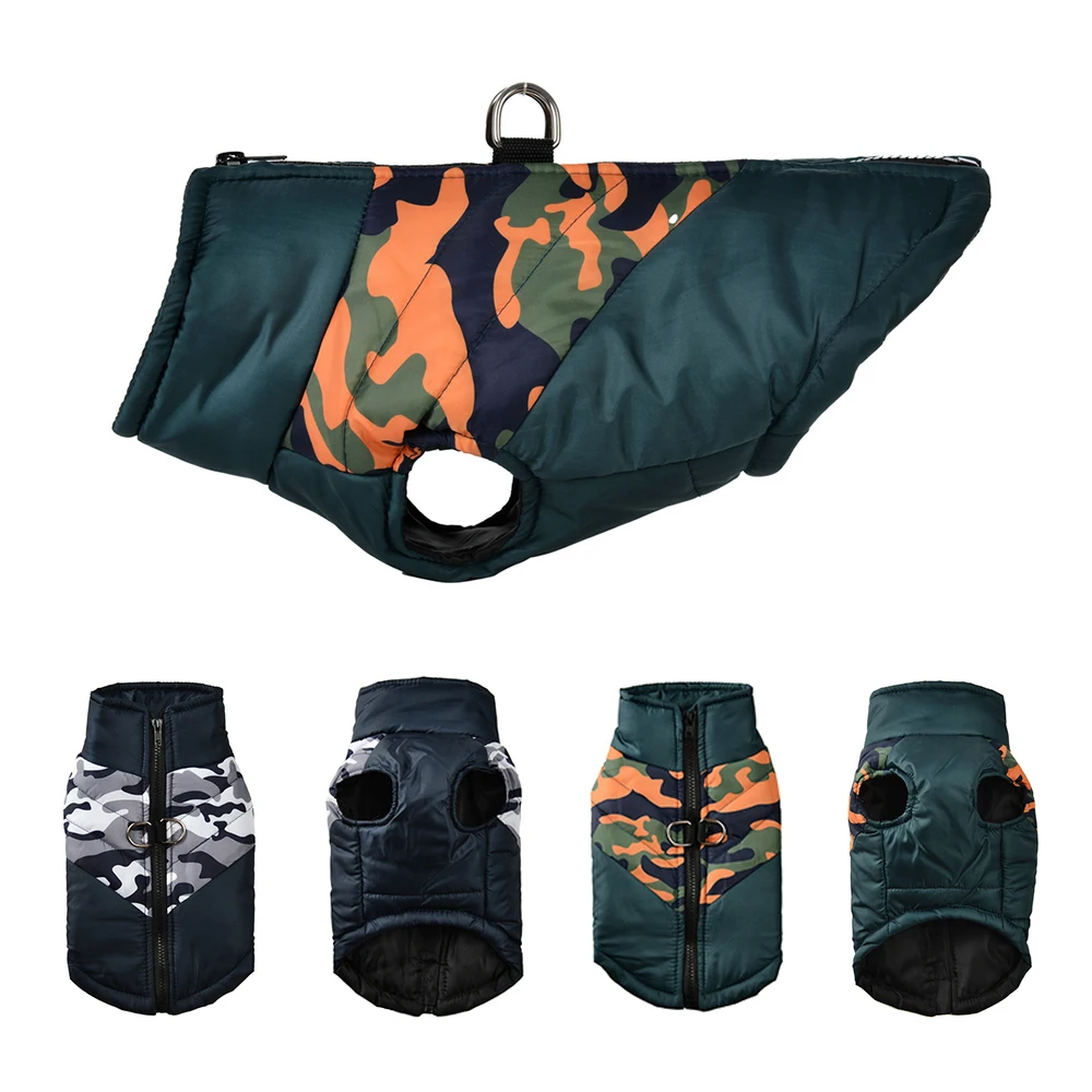 Manteau Chaud Hiver Chien : Veste Coupe-Vent Imperméable & Harnais Intégré pour Petits et Moyens Chiens - 2025 - Doglovedesign : Vêtement et accessoires pour chiens