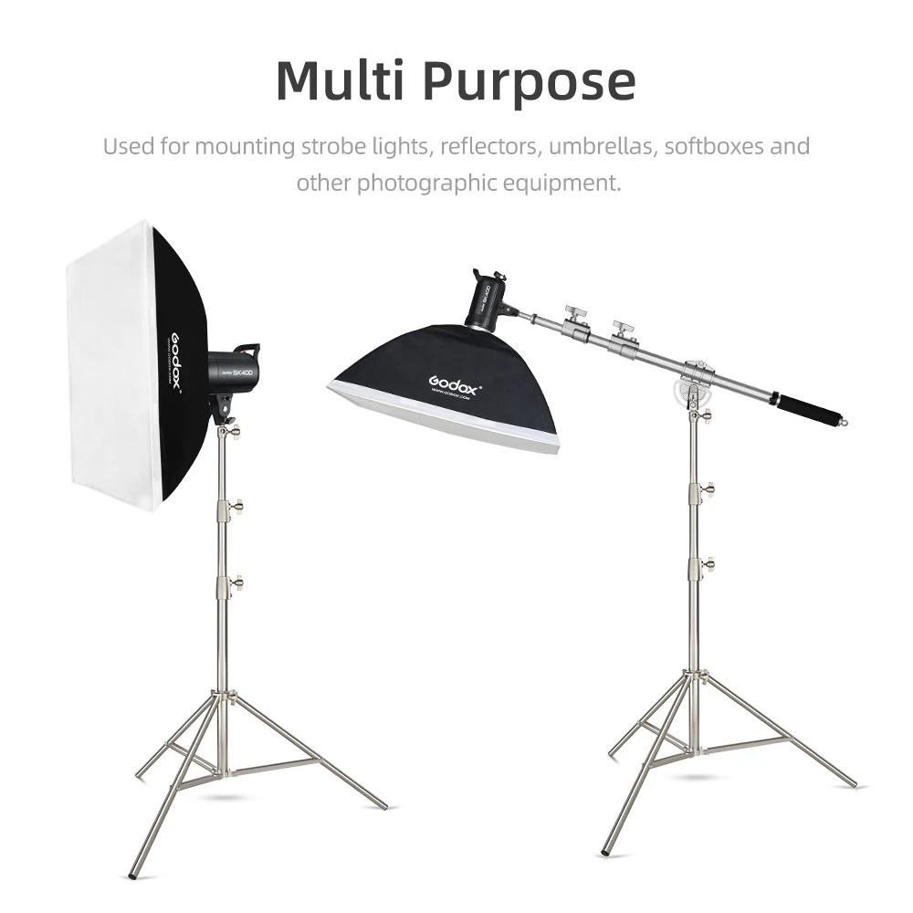 Stainless Steel 2.7M Heavy Duty Light Stand Tripod with for Photo Studio Softbox Video Flash Umbrellas Reflector Lighting
