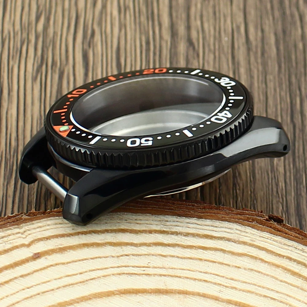 42mm SKX SPB385J1 Mod Uhrengehäuse Zubehör Edelstahl Saphirglas Glastile für Seiko NH34 NH35 NH36 38 Uhrwerk – Detail 11