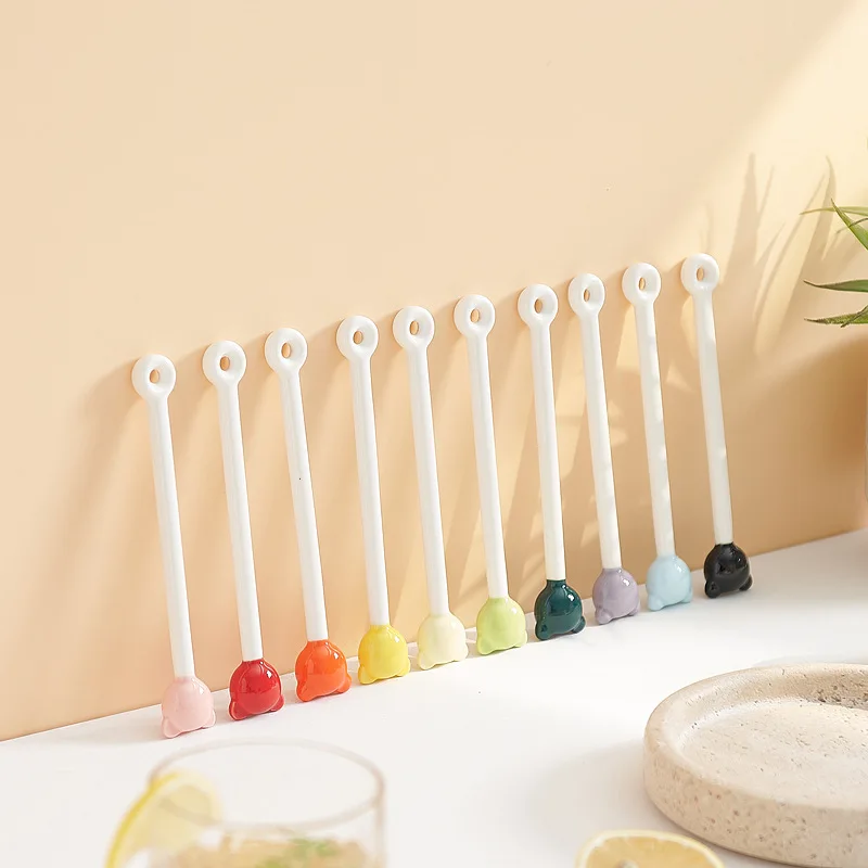 Ceramic Mixing Rod High-temperature Resistant Bottle Feeding Milk Powder Blender Underglaze Color Process