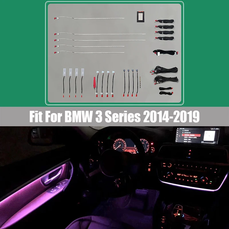 RGB Version Illusion Version Ambient Light Suitable for BMW 3 Series 2014 2015 2016 2017 - 2019 Screen Control/CD Button Control