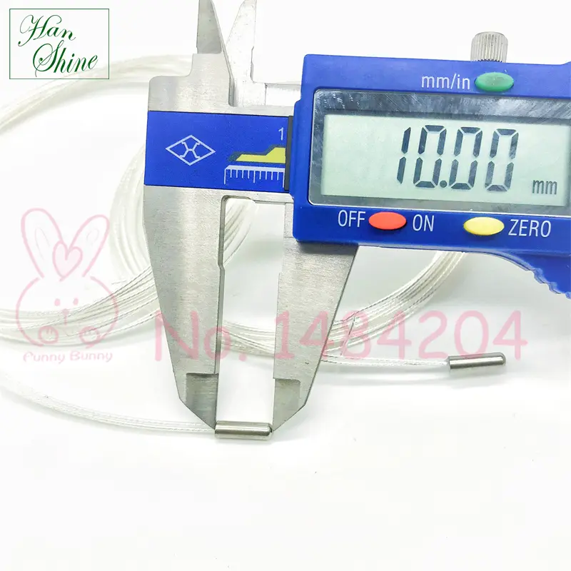 2 PCS PT1000 Probe 3mm*10mm Platinum Resistance RTD Sensor 2 Meter Two Wires FEP Cable Temperature Detector Max. 200 °C image 3