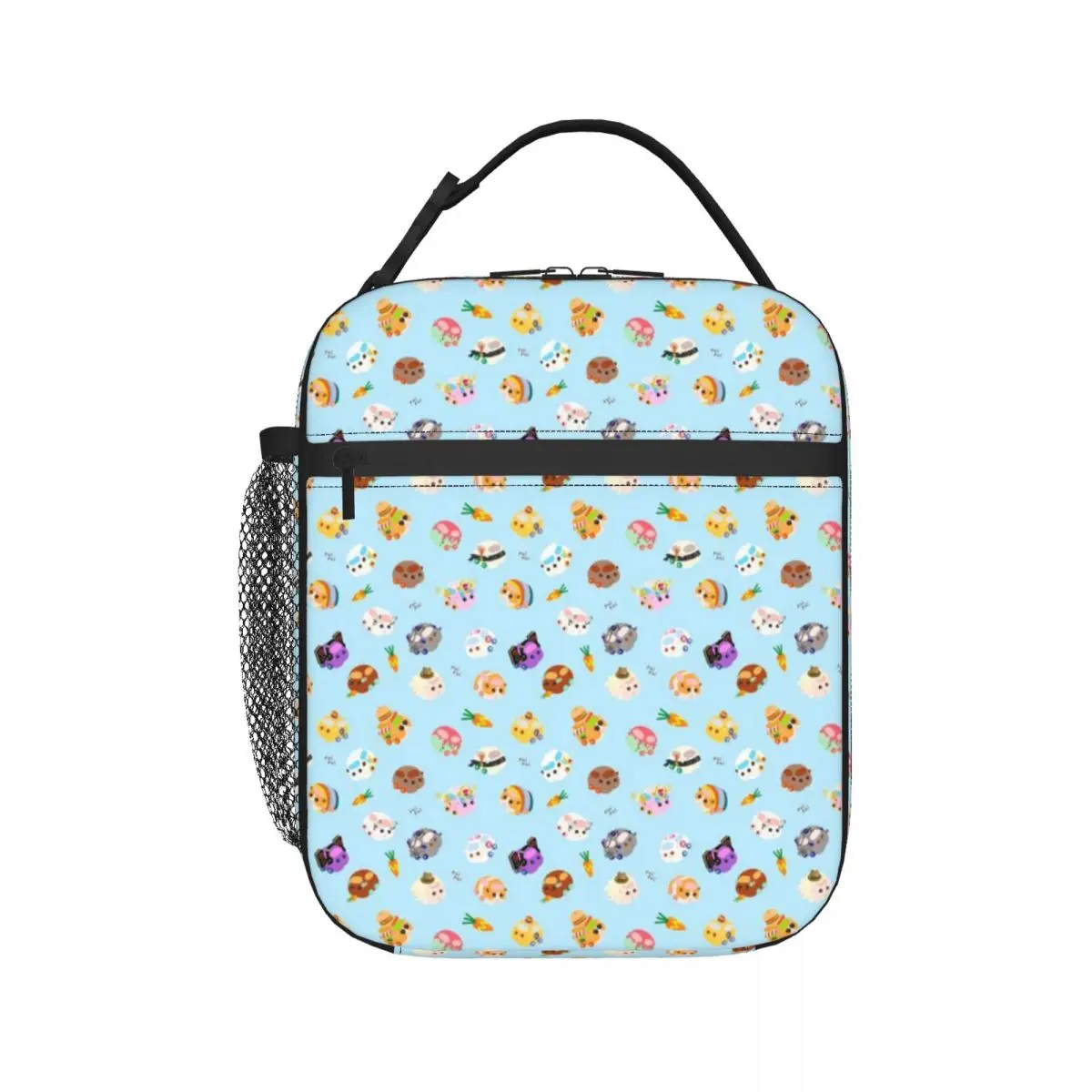 Pui Pui Molcar Caratteri Assortiti Toss Design - Blue One Lunchbag
