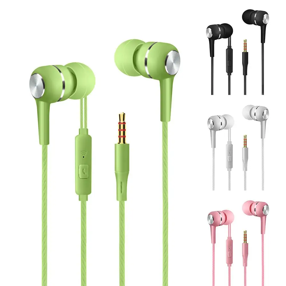 VPB S12 Sport Earphone wholesale Wired Super Bass 3.5mm Crack Colorful Headset Earbud with Microphone Hands Free for Samsung