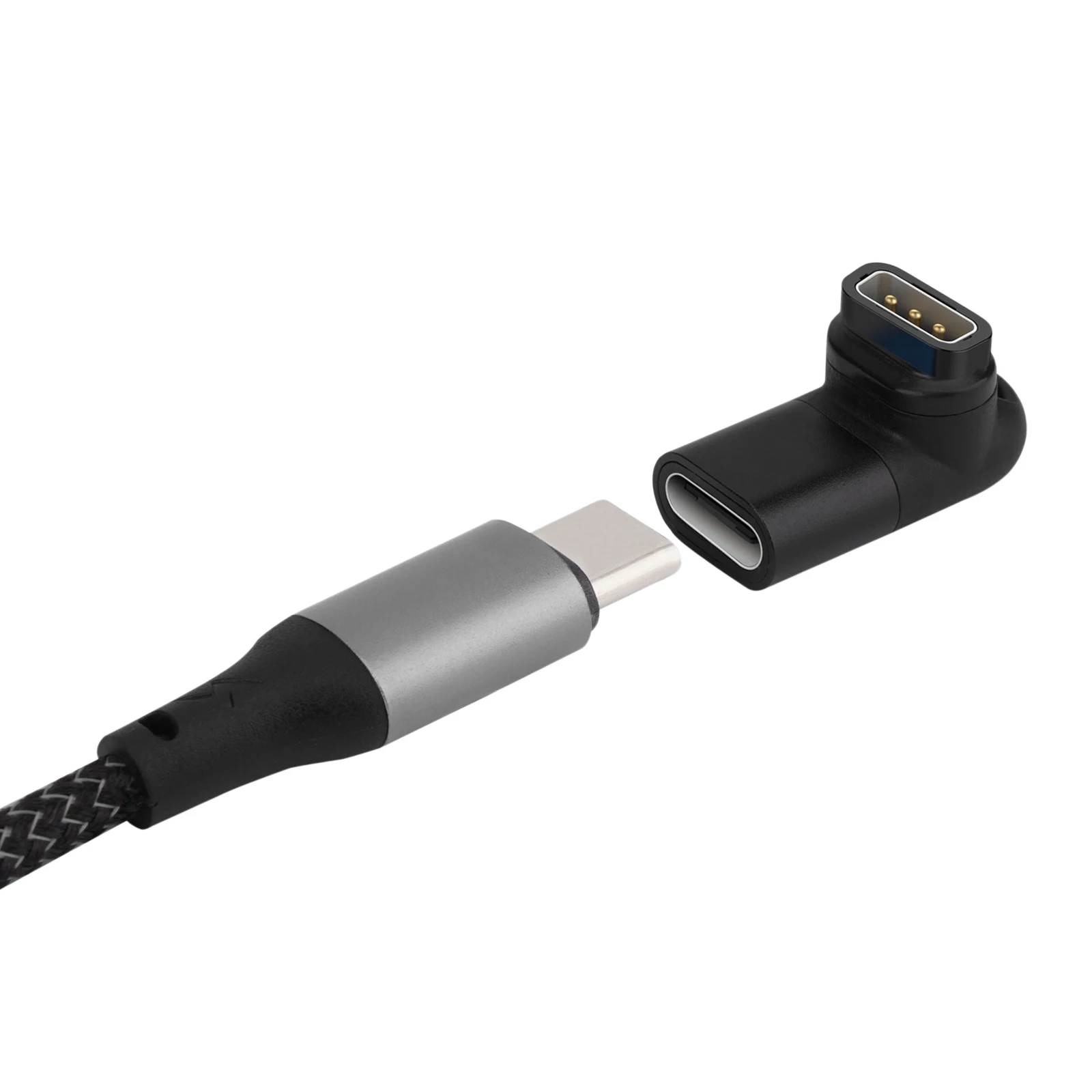 USB C Charger Adapter with 90-Degree Connector
