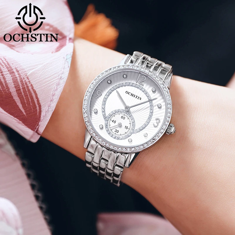 OCHSTIN Hot Model 2024 Urban Beauty Series Fresh and Simple Japanese Quartz Movement Waterproof Wrist Watch Quartz Watch