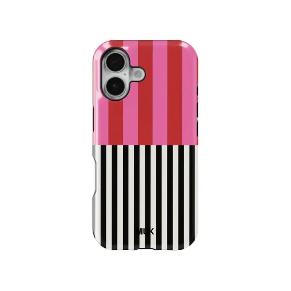 Vibrant Stripes Luxury Double-layer Phone Case