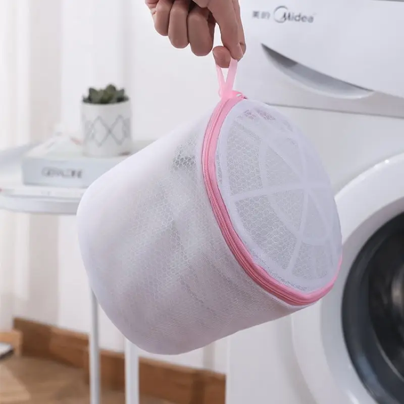 3-Pack Mesh Laundry Bags for Washing Machine - Ideal for Delicates,  Lingerie, Bras, and Shoes - Durable, Breathable, and Zippered Wash Bag for  Travel