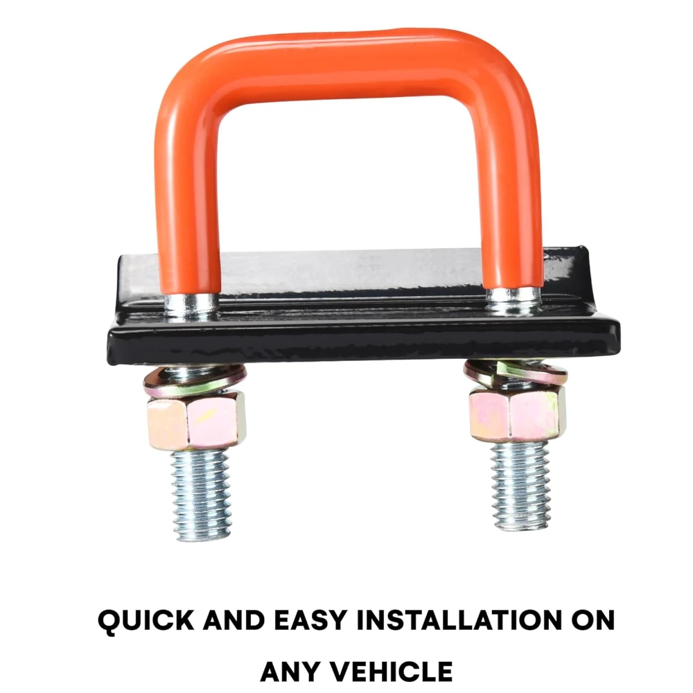 Anti-Rattle Hitch Tightener Stabilizes Hitch Mount and Prevents Wobbling U-Bolt Diameter Extension Anti- Rust Stabilizer