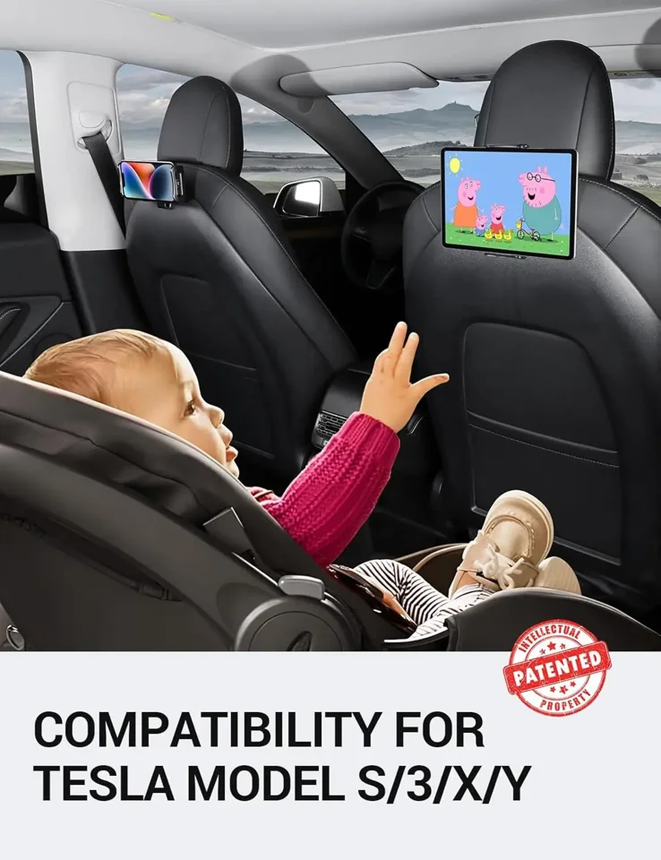 Tesla Model Best Ipad Holder For Rear Facing Car Seat Tablet Mount