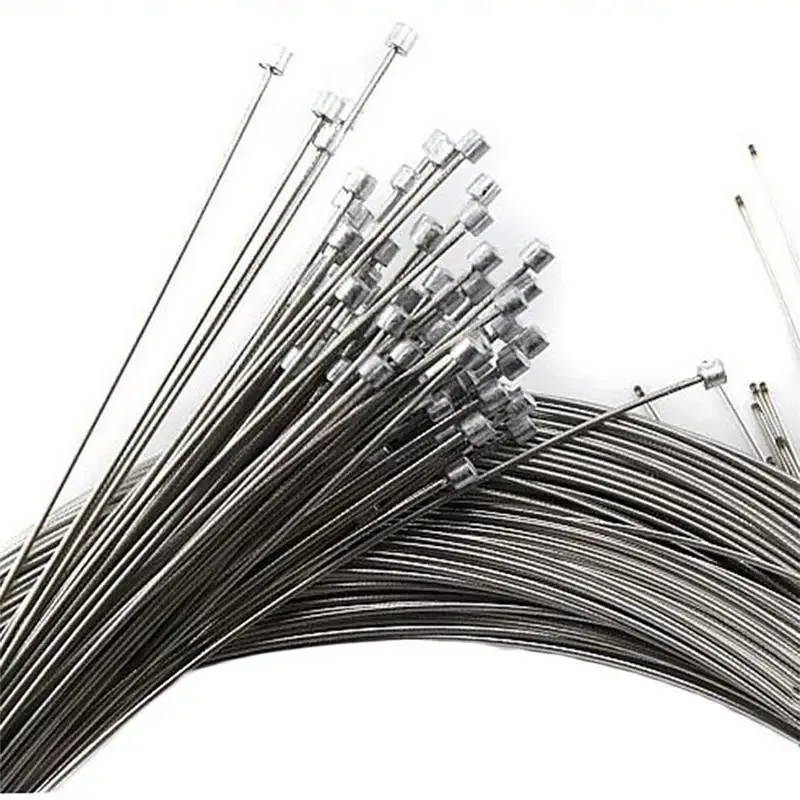 10/5/3/1PC 2M MTB Bicycle Brake Line Speed Cable Fixed Gear Shifter Brake Wire Set Core Inner Wire for MTB Road Bike