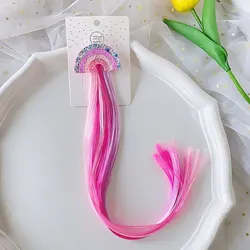 Vibrant Rainbow Unicorn Hair Accessories Set (B)
