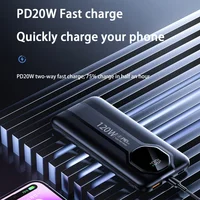 Xiaomi 100000mAh 120W Power Bank Super Fast Charging Battery High Capacity Digital Display Power Bank For iPhone Samsung Huawei 2