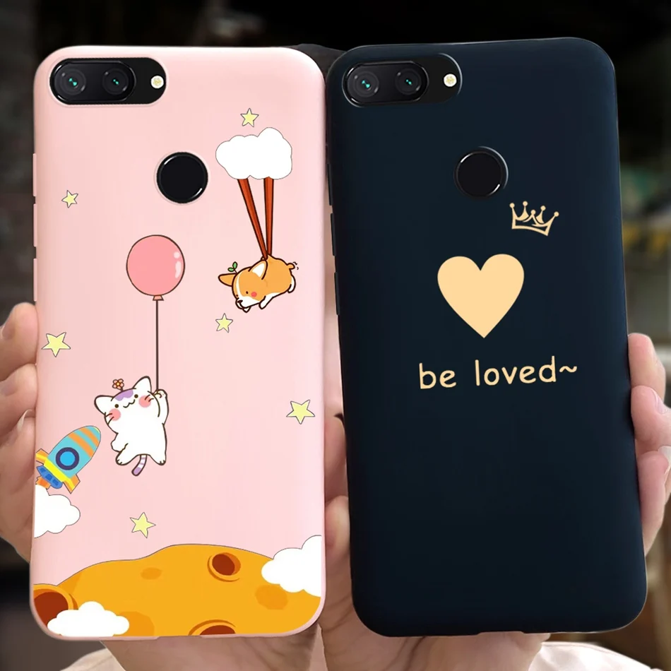 Cute Cat Cartoon Candy Color Soft Silicone TPU Back Cover Case