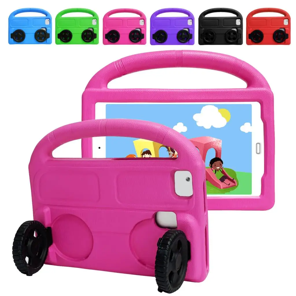 Custodia Per Ipad 10Th 10.9 2022 Pro 11 2022 2021 2020 2018 Air4 5 10.9 Protector Kid Eva Cartoon Vehicle Wheel Tablet Stand Cover