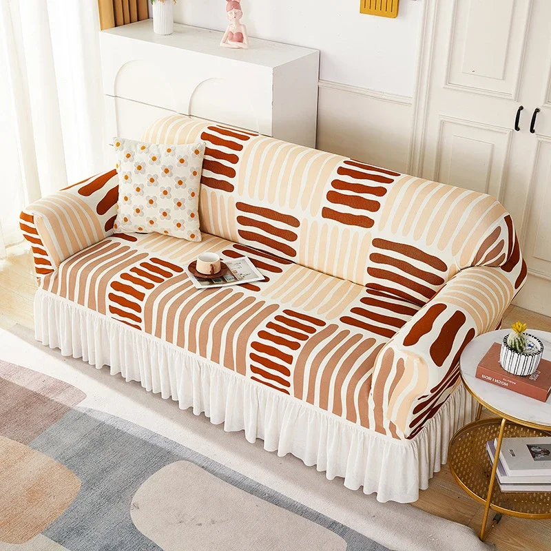 

Дышащий Новый эластичный полноразмерный чехол для дивана и кровати, современный чехол для телефона, противоскользящий пылезащитный полноразмерный чехол для кровати