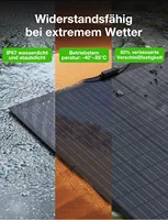 nouveau! Centrale électrique de balcon 960 W avec panneaux solaires flexibles 4 x 240 W, efficacité de conversion solaire 18 % 3