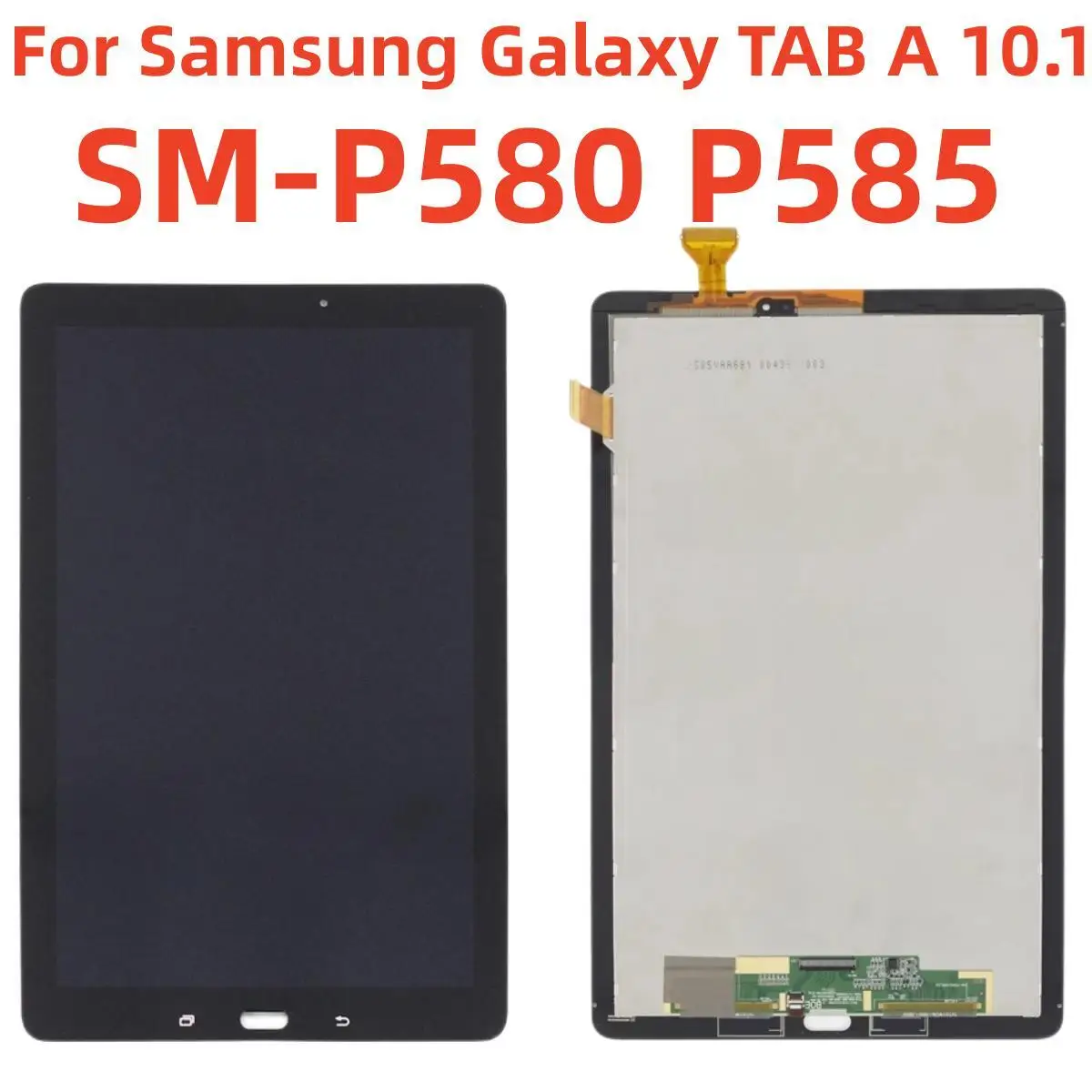 

For Samsung Galaxy TAB A 10.1 2016 SM-P580 P580 P585 SM-P585 LCD Display Touch Screen Digitizer Assembly Replacement