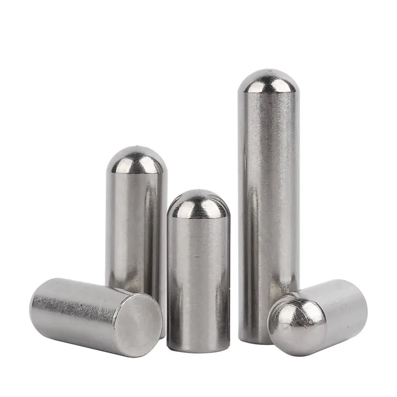 Stainless Steel M3.4 M3.5 M3.6 Round Head Solid Cylindrical Pin Locating Dowel Ball Head Needle Roller Thimble 4 5 6 10 20mm