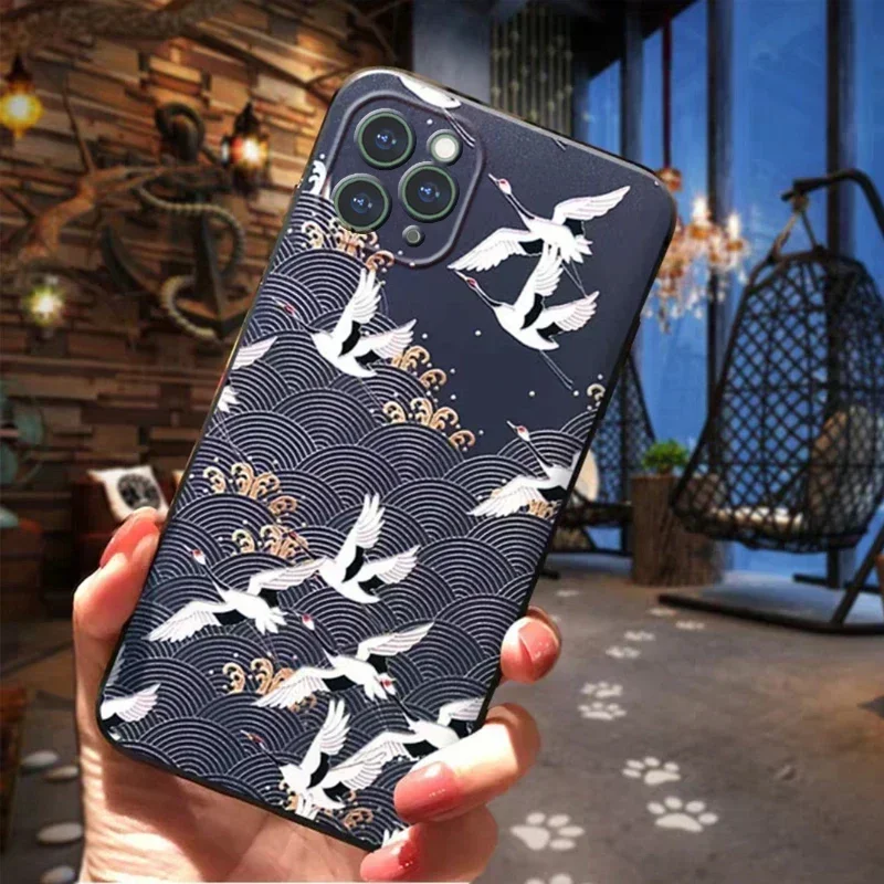 thumbnail image 1 of Para funda iPhone 16 15 14 11 13 12 Pro 15Pro Max mini XS XR XS Max 7 8 Plus SE 2020 2022 Funda Apple Phone 3D Art Soft Cover, 1 of 5