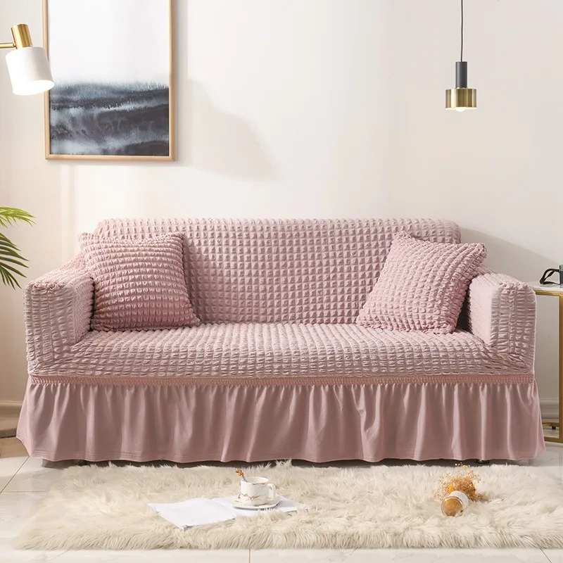 MAG Couch Housse de protection élastique pour canapé 4 places (Noir