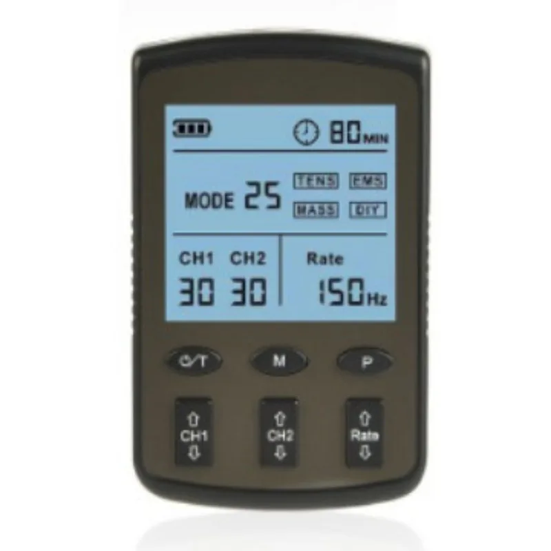 FM-B2503 Combo Unit 25 MODES TENS Adjustable Low Frequency Pulse Therapy Instrument Dual Channel Shoulder and Neck Back Massager