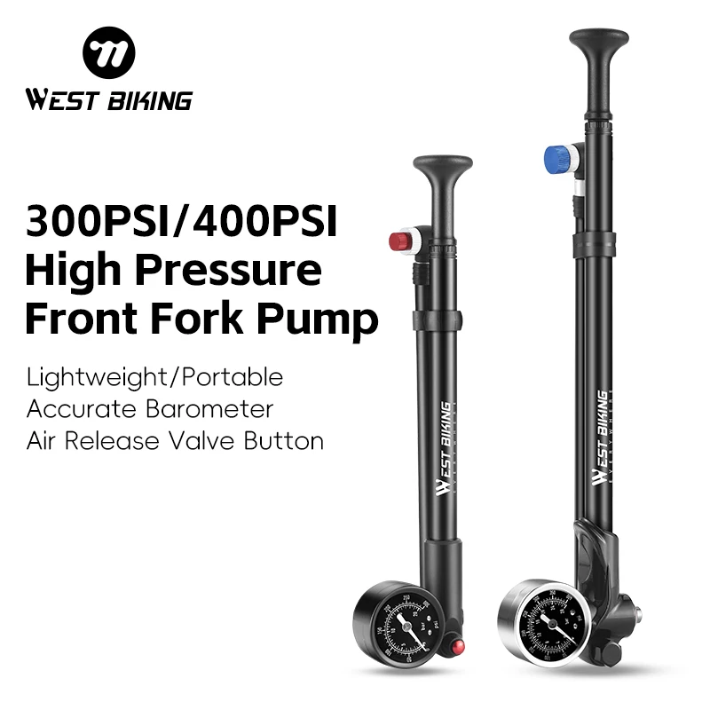 400PSI Bike Shock Pump with Gauge 1