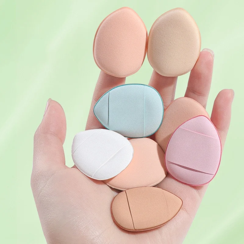 

3/10PCS Mini Fingertip Puff Small Water Drop Wet and Dry Bb Cream Concealer Foundation Makeup Tool Small Finger Cushion Puff