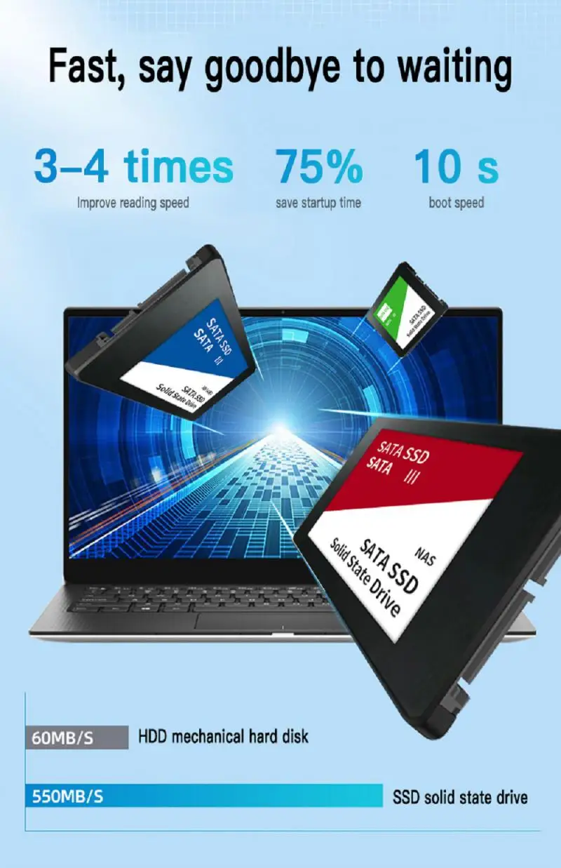 100% Ʈ PS5 ũž PC PS4 2024  ָ Ʈ ̺, 2.5 ġ SSD SATA III 500GB 1TB 2TB,   