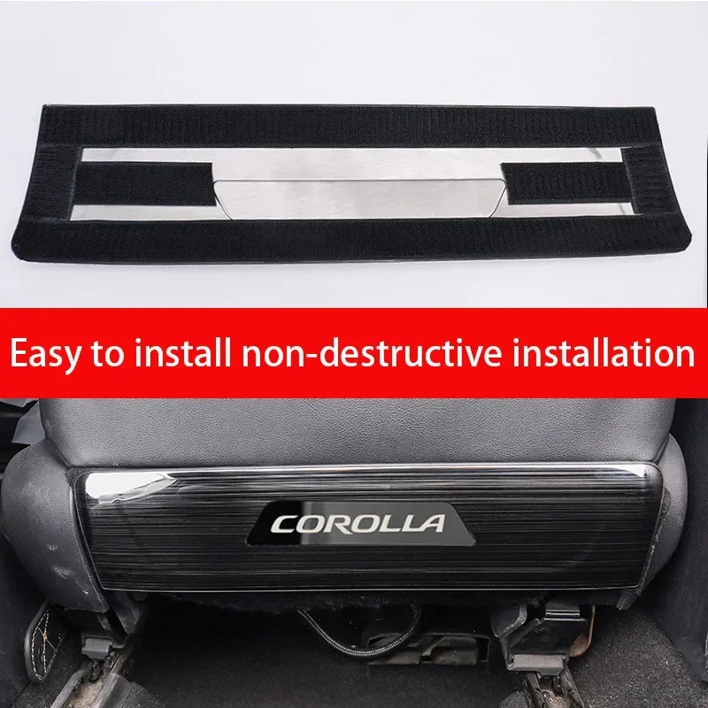 Car Seat Kick Pad Cover For Toyota C-HR Interior Rear Seat Anti-Kick Pad Cover Car Accessories Interior