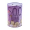 Metal Piggy Bank Tinplate Euro Dollar Pattern Design Money Box Safe Cylinder For Deposit Boxes 6 Color M2M7 4