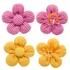 10PCS Solid Color Pet Dog Bows Puppy Flower Hair Bows Rubber Bands for Dogs Cute Cat Dog Bows Hairwear Dog Hair Accessories 4