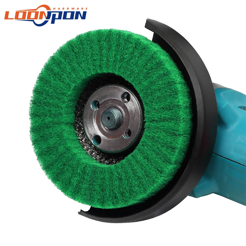 Rustark 8 Stks 4 Nylon Fiber Flap Disc Polijsten Slijpschijf Set, Schuren pad Buffing Wheel