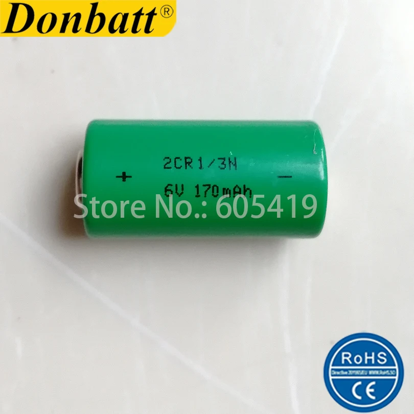2pcs/lot 6V 2CR1/3N 170mAh Lithium battery PX28L 28L 2CR11108 4LR44 lithium battery