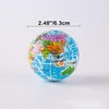 Mini Squeezable Globe Stress Balls Tension Reliver Balls For Children Stress Relief  Party Favo Soft PU Earth Pattern Party Toys 5