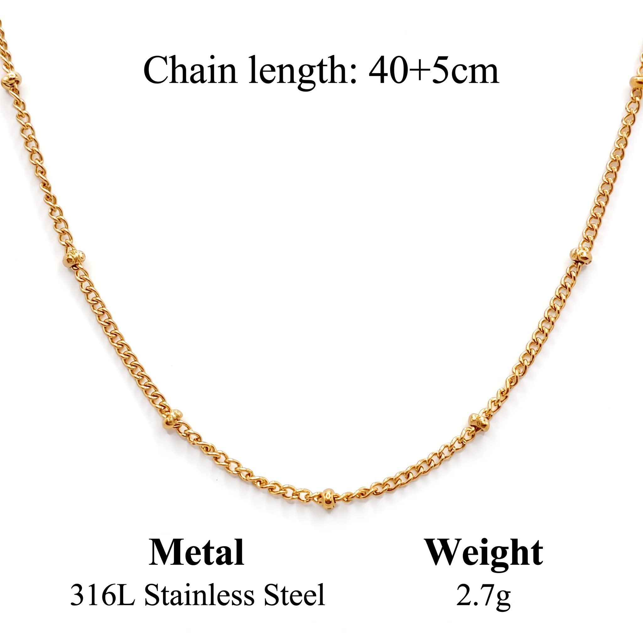 Elegant Gold-Plated Minimalist Zircon Charm Necklace