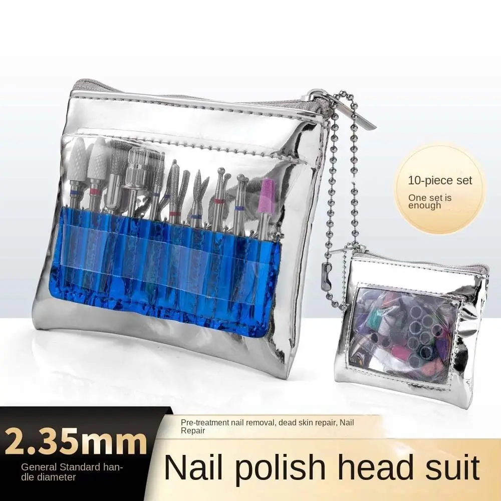 

10Pcs/set Gel Removal Polishing Cuticle Nail Polishing Heads Electric Nail Grinder Accessories Manicure Tool Nail Drill Gringing