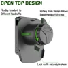 Universal Handcuff Case Open Top Secure Lock Retention & 60° Adjustable Clip Handcuffs Holster Handcuff Clip Case for 2inch Belt 2