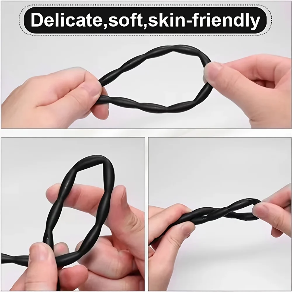 4 Piece/8 Piece Set Silicone Solid Urethral Dilator Urethral Stimulation Adult Sex Toy Insert Male Sex Product penis sex toys