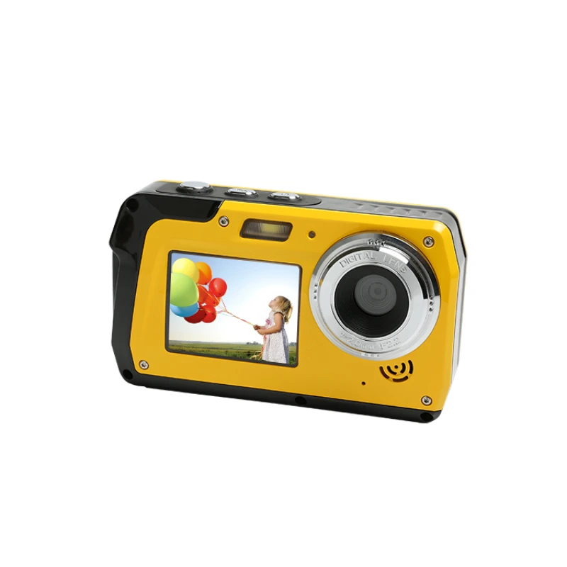 IP68 Waterproof Full HD 1080 2.7K  Dual Lens Video Recorder Underwater Digital Camera